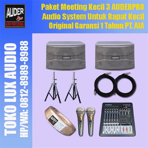 Jual Paket Sound System Rapat Kecil Auderpro Kualitas Bagus