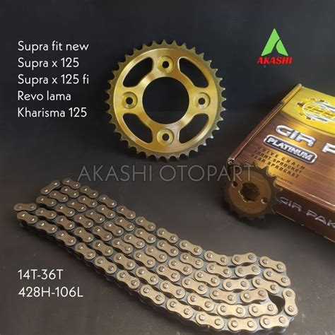 GEAR GIR SET GEAR GIR PAKET SUPRA X 125 FI SUPRA FIT NEW KARISMA REVO