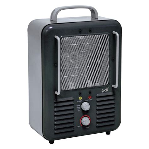 Comfort Zone 1500w Forced Hot Air Electric Heater Cz798bk