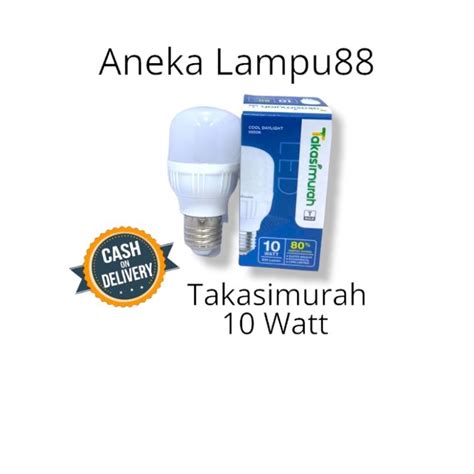 Lampu Led 10 Watt Tintin Takasimurah Putih Bohlam Led 10 Watt