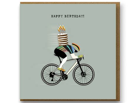 Funny Birthday Card for a Cyclist Mamil - Etsy