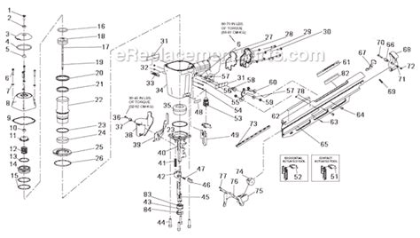 Bostitch N88rh Parts List And Diagram