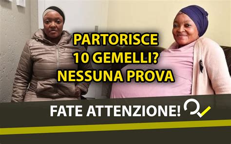 La Storia Della Donna Che Partorisce 10 Gemelli In Sudafrica Sembra