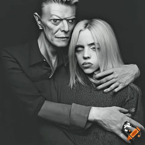 David Bowie With Billie Eilish On Craiyon