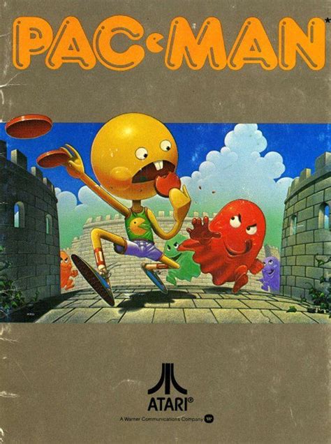 Pac Man Atari Box Bo Tes D Art Art Du Jeu Bo Te Jeux