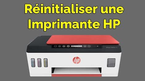 Comment réinitialiser une imprimante HP DigitalAstuces