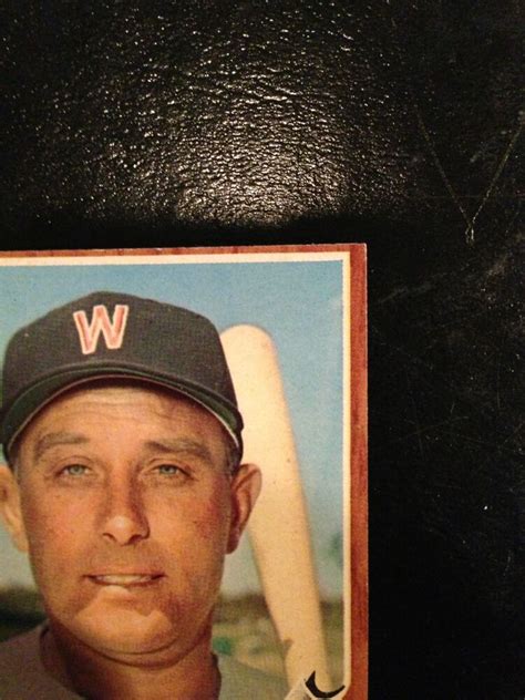 1962 Topps Gene Woodling Nm Card 125 Senators Sharp Nice Card