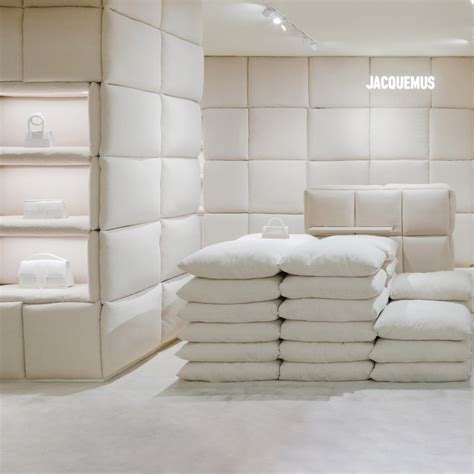 AMO Cocoons Jacquemus Store In Pillows To Create Bedroom Like