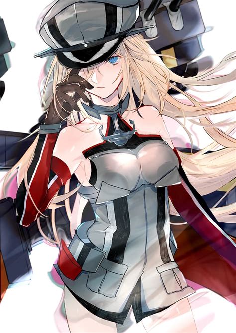 Anime Anime Girls Kantai Collection Bismarck Kancolle Long Hair