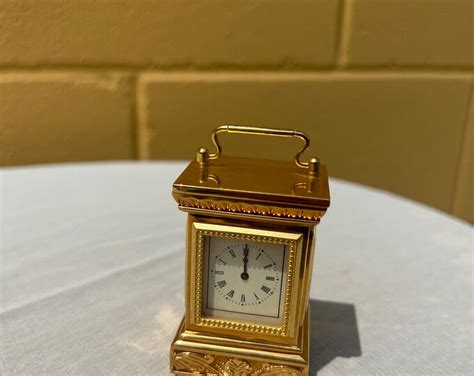The Franklin Mint Collectors Clock Desk Clock Home Decor Empire