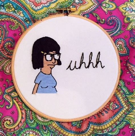 Tina Belcher Funny Embroidery Hoops POPSUGAR Love Sex Photo 5