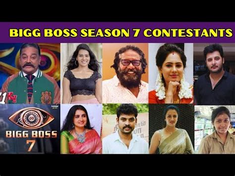 Bigg Boss Season Tamil Final Contestants Lists Bigg Boss Season