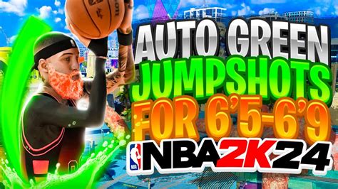 Nba 2k24 Best Jumpshot For 6 5 6 9 Builds With Low 3pt Rating Auto Green With These Jumpshots