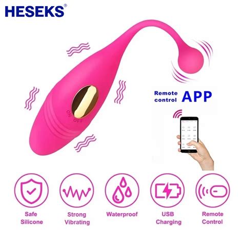 Vibrador De Control Remoto App Inal Mbrico En Forma De Huevo Shopee