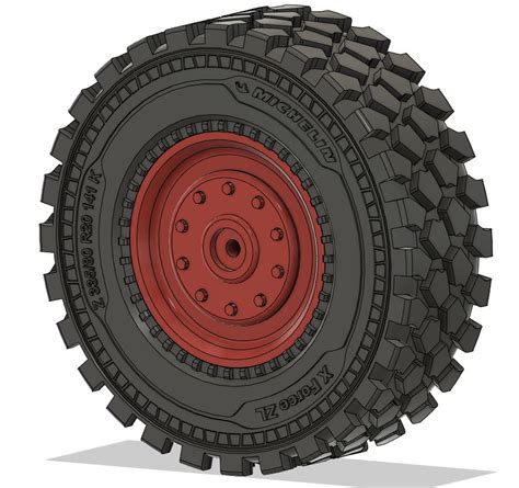 Rc Car Tire Wheel R Michelin Xzl Tread Profile For