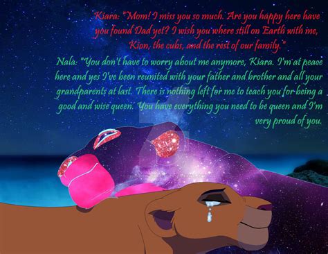 Kiara Visits Nala in her Dreams by Thunderstar711 on DeviantArt