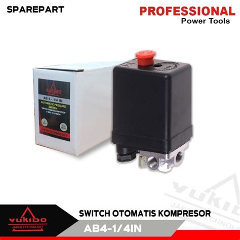 YUKIDO Otomatis Kompresor Angin 1 Way Lubang Automatic Pressure Switch