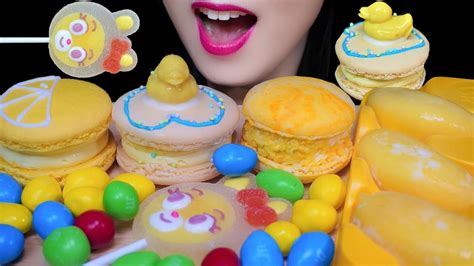 Asmr Macaron Baskin Robbins Ice Mochi Banana Kick Cute Jelly 마카롱 배스킨