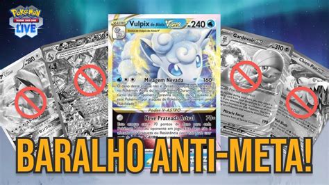 CRIEI O BARALHO ANTI META DO VULPIX VASTRO PARA VOCÊ SURPREENDER SEUS