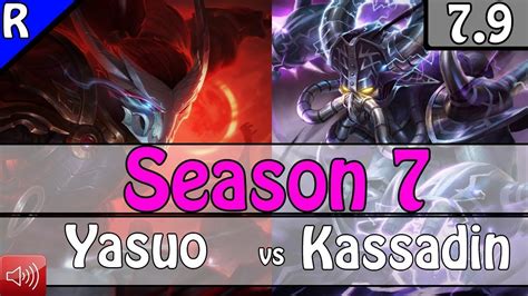 Yasuo Main Game Play Vs Kassadin Pentakill League Of Legends Youtube