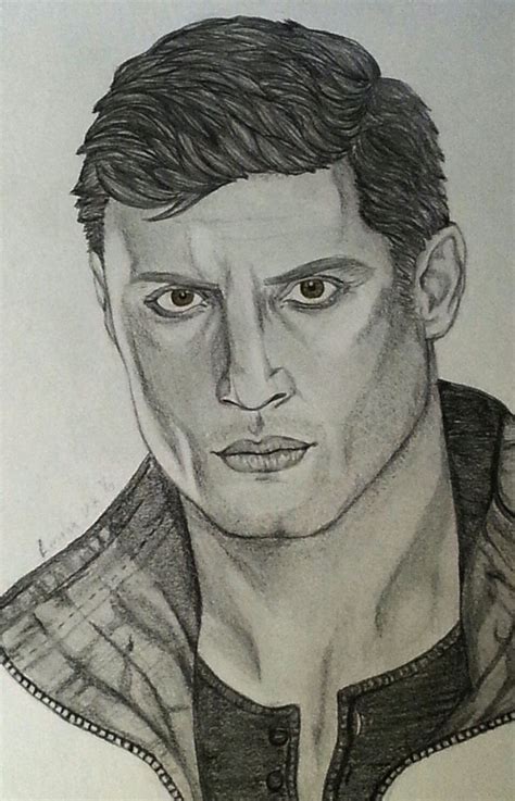 My Dean Winchester Drawing Dean Winchester Drawing Ideas Male Sketch