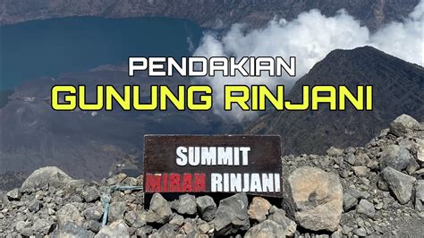 Petama Kalinya Ke Gunung Rinjani Mdpl Via Sembalun Lombok Ntb