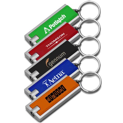 Rectangle Light Keychains EverythingBranded USA