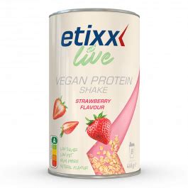 Etixx Live Vegan Protein Shake Strawberry G Pharmamarket