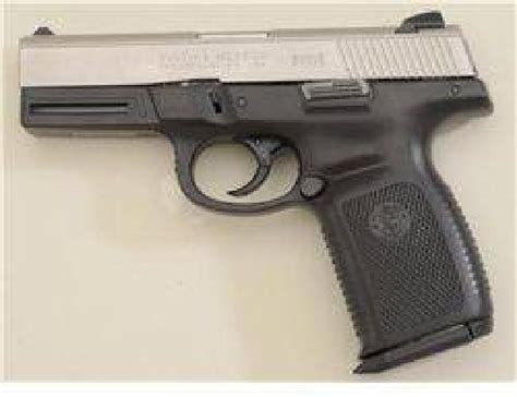 125 Smith And Wesson Model Sw9ve Da Semi Auto Pistol 9mm Cal 3â€ Barrel In Orange Ca