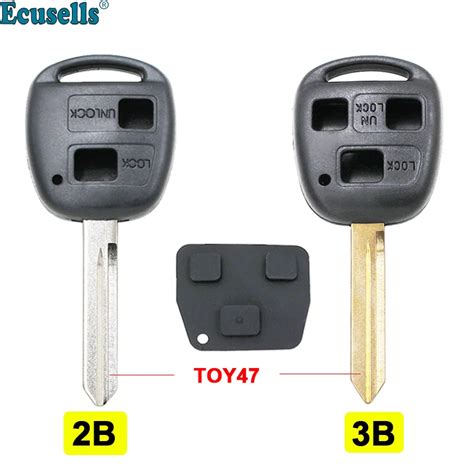 2 Button 3 Button Replacement Remote Key Shell Case Fob For Toyota