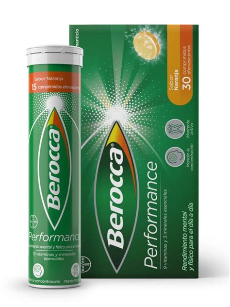 Berocca Performance Sabor Naranja 30 Comprimidos Efervescentes Comprar