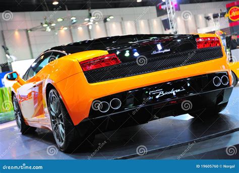 Back Of Lamborghini Gallardo Bicolore Editorial Image Image 19605760