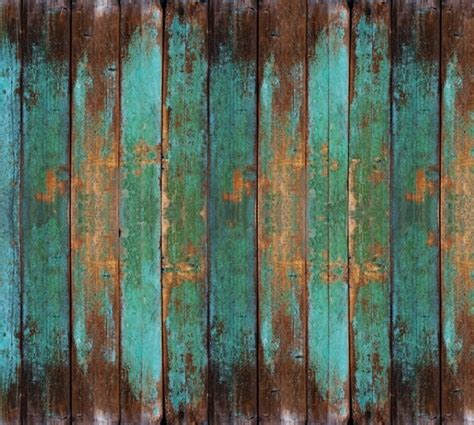 Turquoise Wood Mural Wallpaper Contemporary Wallpaper By Walls