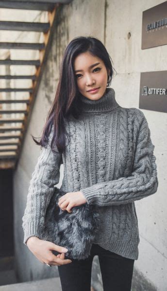 Asian Sweatergirls Ladies Turtleneck Sweaters Sweaters For Women