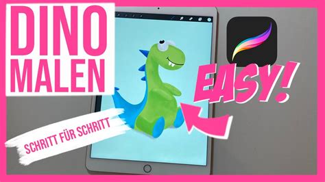 Procreate Tutorial Deutsch S En Dino Malen Schritt F R Schritt Youtube