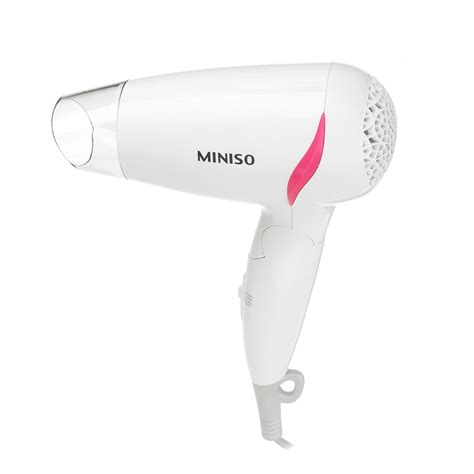 Miniso 1400w Portable Hair Dryer Folding Blow Dryer Mini Lightweight Hair Tools