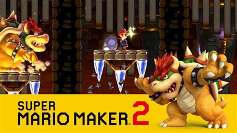 Super Mario Maker 2 Nsmbu Bowser Castle S Ver Youtube