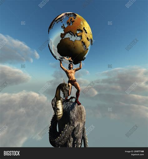 Atlas Greek God Image And Photo Free Trial Bigstock