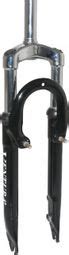 FOURCHE VTT 26 M W A SUSPENSION ACIER RESSORT ELASTOMERE NOIR DEB 50mm