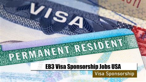 Eb Visa Sponsorship Jobs Usa With Visa Sponsorship For Foreigners