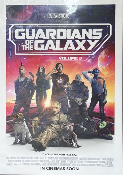 Guardians of the Galaxy Vol.3 2023 US One Sheet Movie Poster - BHP ...