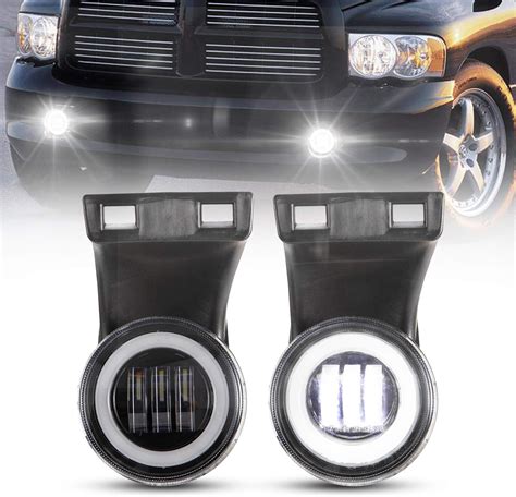 Bunker Indust Dodge Ram Led Fog Lights With Daytime Running Lights Set