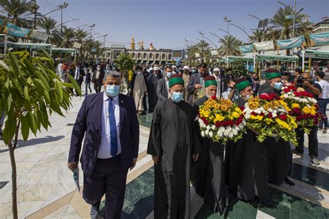 Une délégation du sanctuaire saint Al Abbas p présente ses