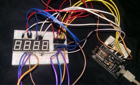 Esp Nodemcu With Hc And Digit Segment Display