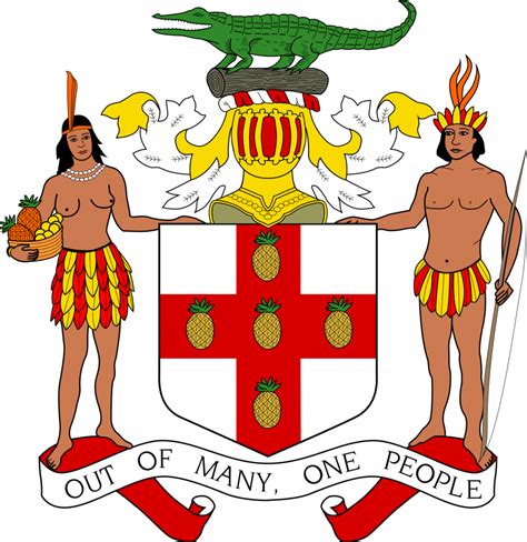 Coat Of Arms Jamaica Jamaica Foundation Of Houston