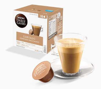 Nescafé Dolce Gusto Cortado espresso Macchiato 16 Cápsulas