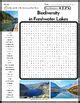 Biodiversity In Freshwater Lakes Word Search Habitat Biome Food Chain