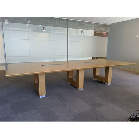 Steelcase Convene 5x12 Used Wood Veneer Conference Table Maple