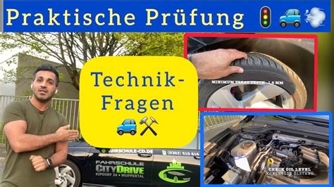 Praktische Führerscheinprüfung Technikfragen with translations YouTube