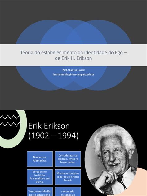 Slides Adolescência Psicossocial Teoria De Erik Erikson Pdf